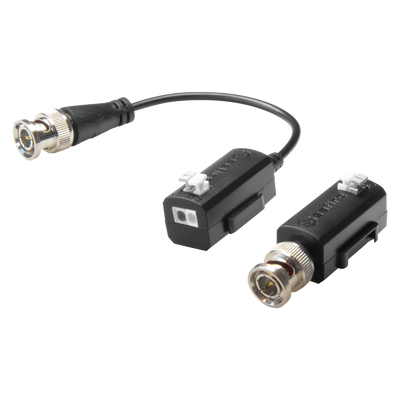 SAFIRE Passive Twisted Pair Transmitter - 4 in 1 (HDTVI HDCVI AHD CVBS) - 1 Video Channel - Passive, 2 Pin Connector - Distance: 150 ~ 400m - 2 Units