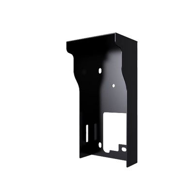 Video intercom cover - Specific for Akuvox AK-E12W video intercom - Measurements: 153mm (Al) x 74mm (An) x 51mm (Fo) - Made of galvanized steel - Rain shield - Surface mounting