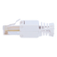 UTP cable connector - RJ45 output connector - UTP category 5E compatible - Easy installation without the need for tools