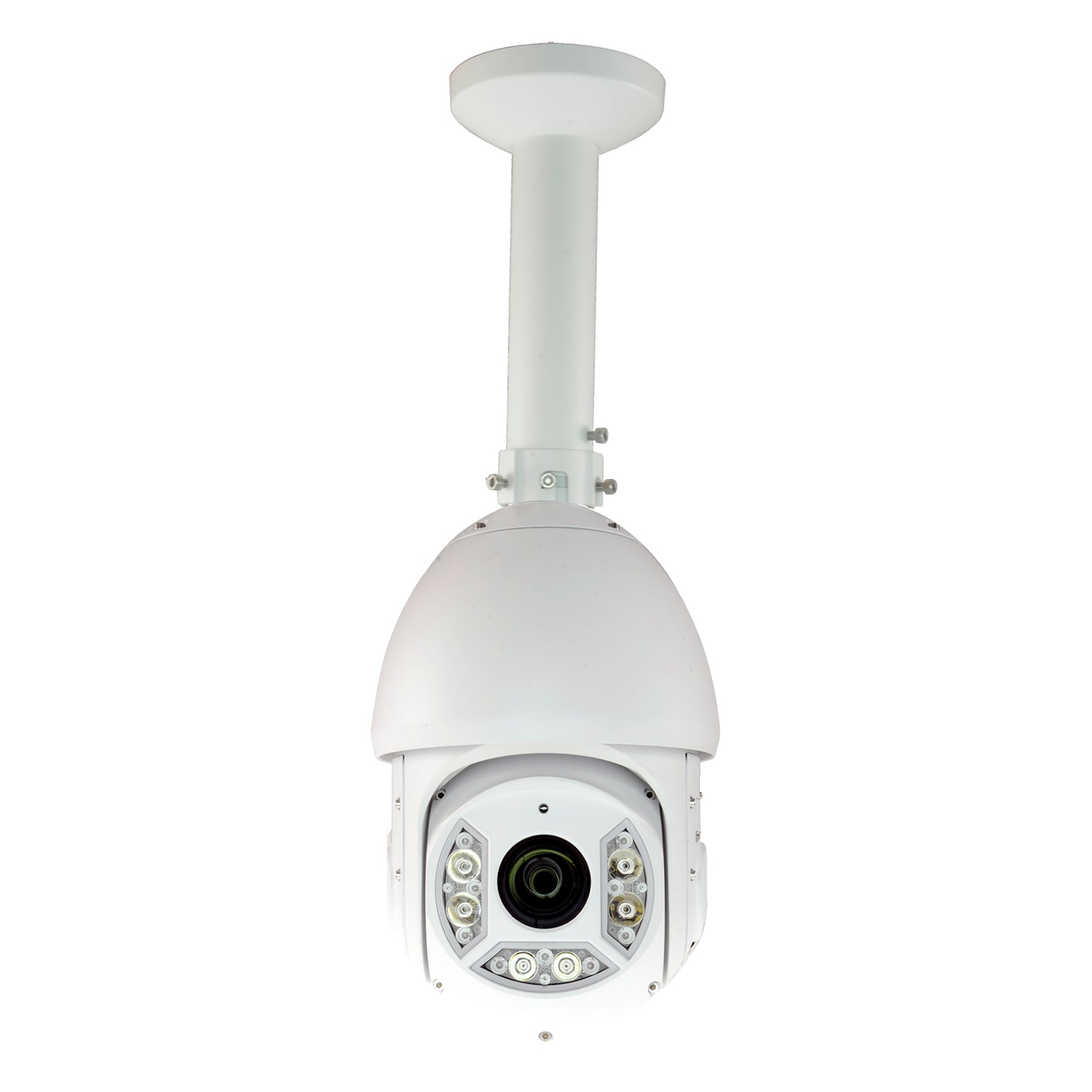 Roof bracket - Height 240 mm - Suitable for outdoors - White color - Compatible with XSECURITY - Cable entry