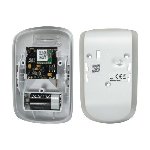 Rilevatore PIR doppia tecnologia - Pet immunity - Certificato grado 2 - 1 PIR Infrarossi, 1 Microonde - Senza fili 868 MHz Jeweller - Rango di rilevamento 12 m - Innowatt